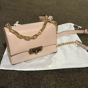 Michael Kors XS Cece Chain Crossbody Shoulder Bag Soft Pink